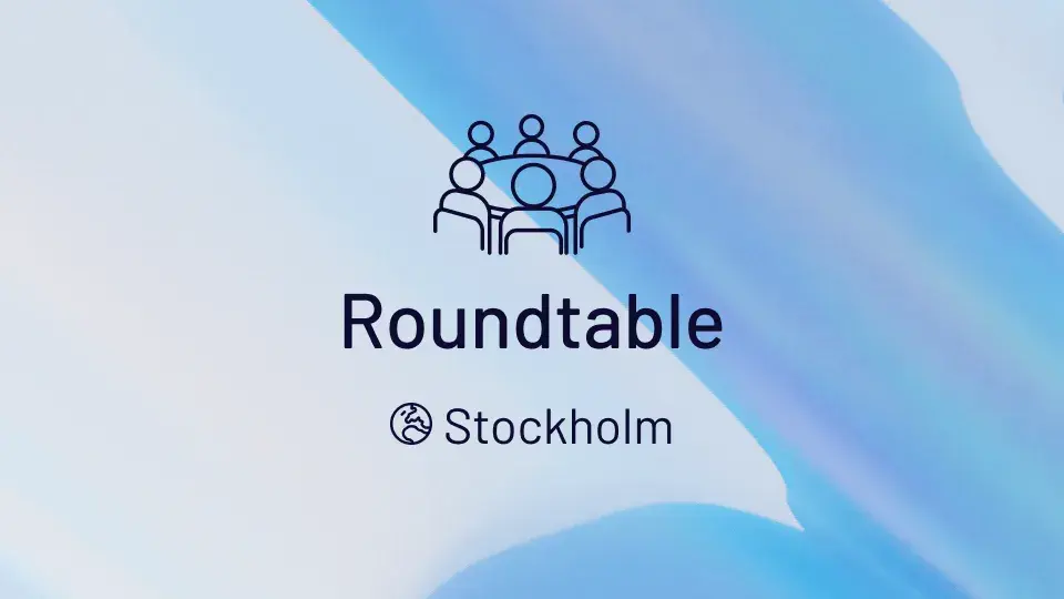 AI’s Role in Redefining High-Stakes Decision-Making Roundtable-Stockholm